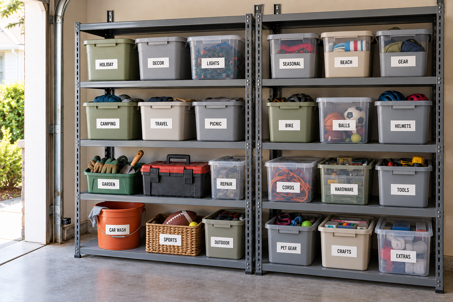 How to Organize Your Garage With the Storage You Already Own